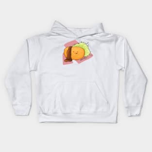 Croquette with sauce and cabbage Kids Hoodie